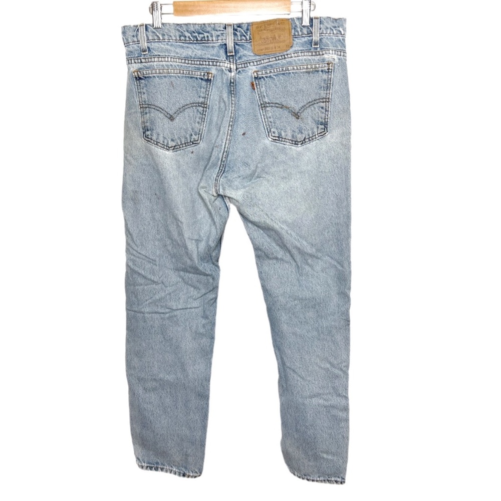 Vintage Levi's 90s Distressed 505 Stains Rips Regular Straight Leg 36x32